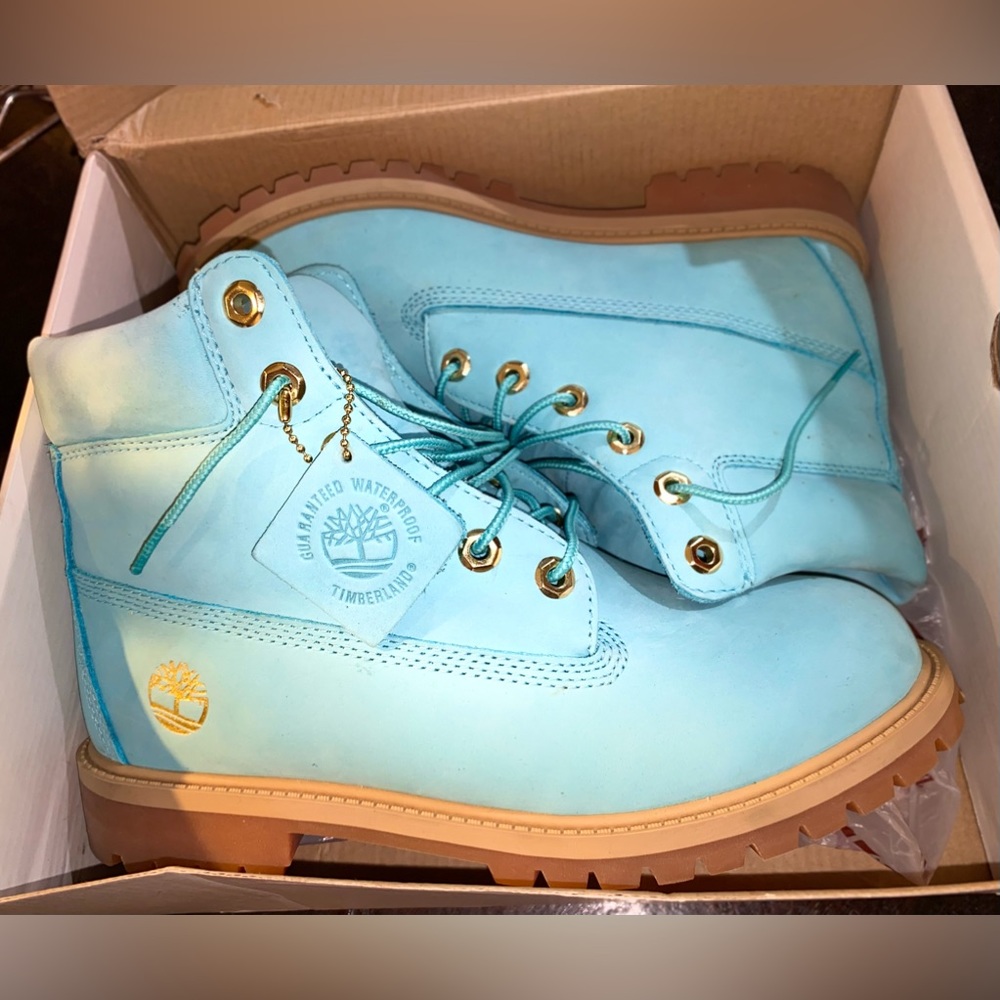 Timberland Exclusive Release Turquoise Boots